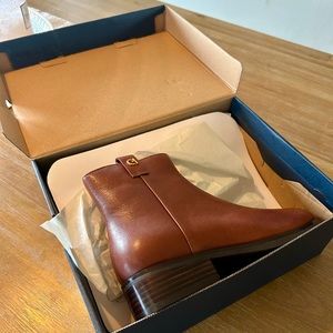 Cole Haan Leigh Bootie Size 5, premium leather.